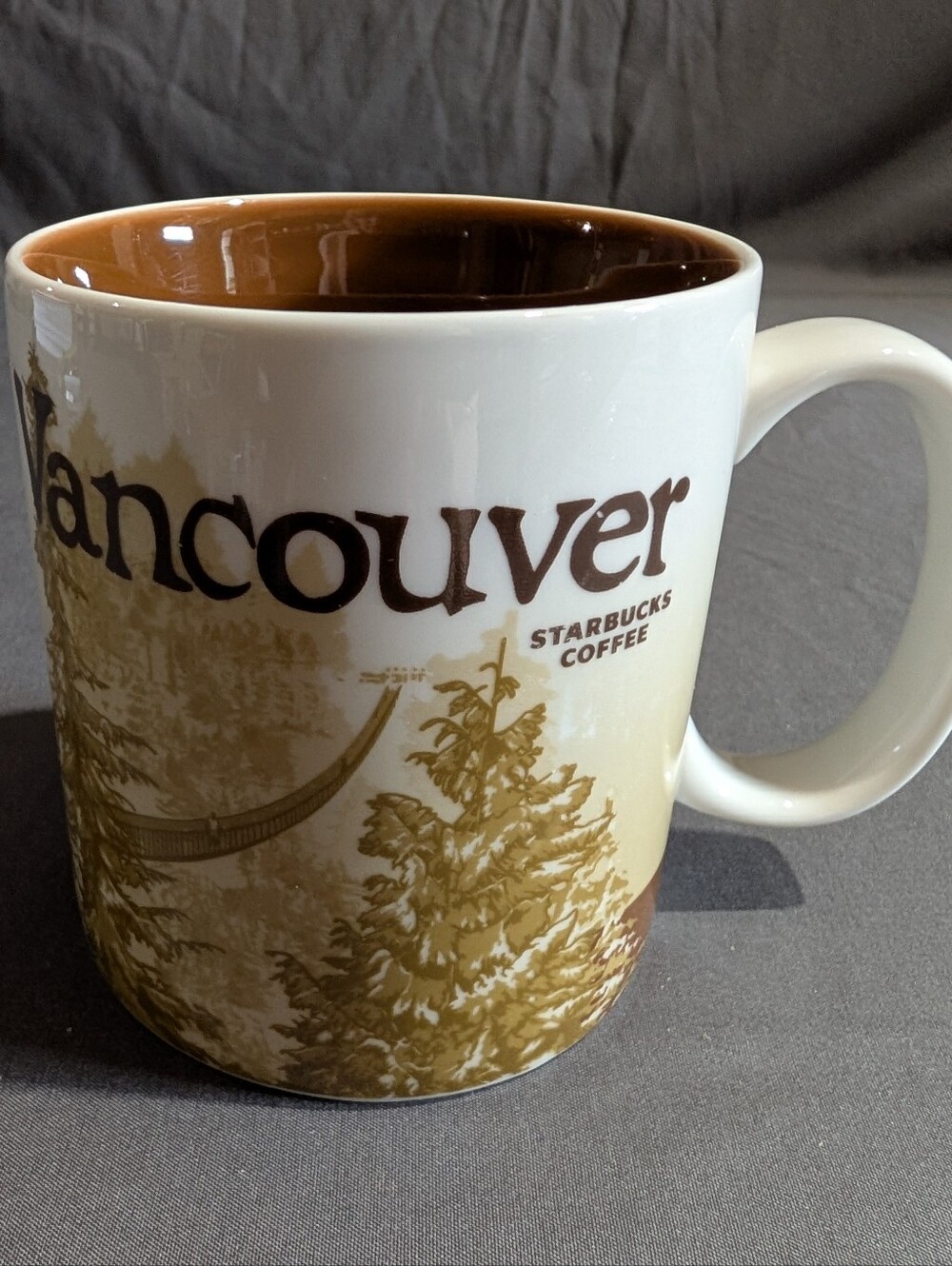 Starbucks Coffee Mug Vancouver Cup Collector Series 16 Oz Global Icon 2009